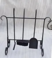 набор для камина 3 предмета большой с орнаментом банный эксперт