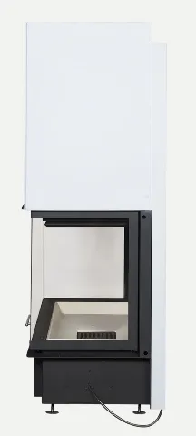 топка каминная дельта 1000 три стекла, патрубок ф250, экокамин 