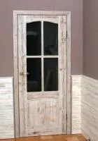 дверь тип №4 208х80 массив сосны старение, палисандр, ирб