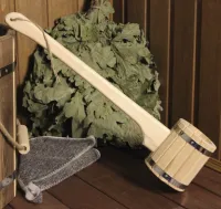 черпак 0,3л с пластиковой вставкой, банный эксперт