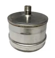 заглушка craft м внешняя с конденсатоотводом нержавеющая (316/0,5) ф300