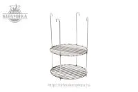 этажерка для тандыра 2-х ярусная d 28 см тхк