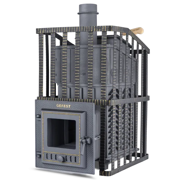 печь для бани gfs ураган 18м зк чугунная