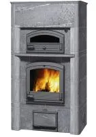 печь-камин tulikivi tlu1600/91 classic с духовкой (нижнее)