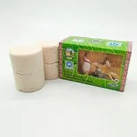 плитка соляная чайное дерево с эфирным маслом для бани и сауны, 350 г бацькина баня