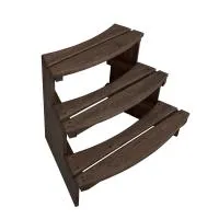 лесенка для купели шишка 3 ступени цвет венге