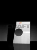 разделка craft потолочная декоративная нерж. (430/1,0 мм), 800*800, с отв. ф220