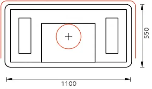 печь-камин tulikivi salvo nobile 2145 мм 