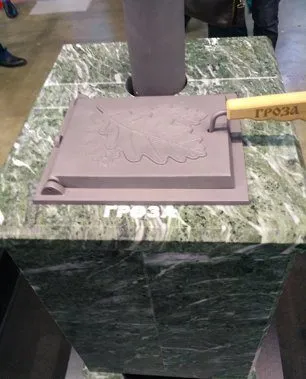 печь для бани gfs гроза 18м в облицовке президент 850/30/40 змеевик (верх.) под т/о справа #