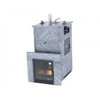 печь для бани изистим анапа м2 premium в четырех. кожухе из талькохлорита закр.верх, вх. с тыл.стор.