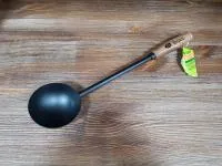 ковш из нержавеющей стали 0,5л длина 47см чёрный банные штучки