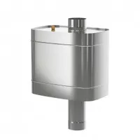 бак термофор самоварного типа, 60 л, нержавеющий (aisi 430/0,8 мм), ф150 мм, эллипс