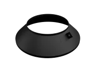 юбка феррум  (430/0,5 мм) нержавеющая, для крышной разделки, ф200 черный