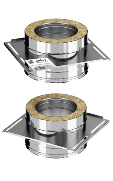 площадка craft опорная сквозная нержавеющая (316/304+201/1,5) ф150х250