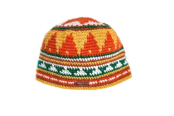 шапка для бани woodson viking вязаная орнамент без косичек (коричневый)