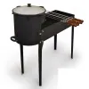 мангал узбекский с печкой 12л