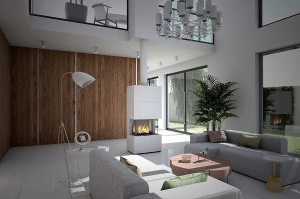 печь-камин tulikivi jokka white classic 1840 мм